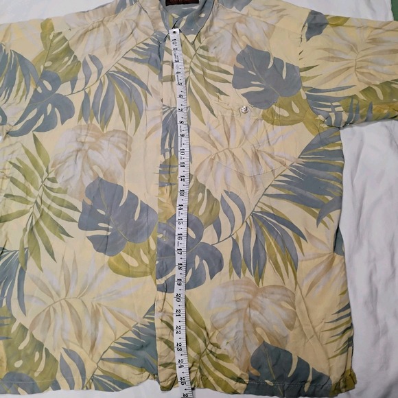 Tori Richard Men's XL Short Sleeve Shirt Hawaiian Palm Floral Print Multicolor - Picture 4 of 8